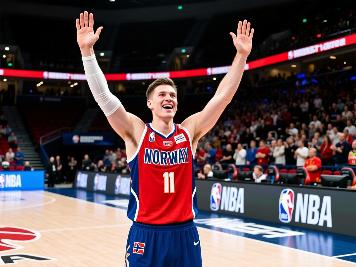 挪威选手以出色发挥赢得观众喝彩